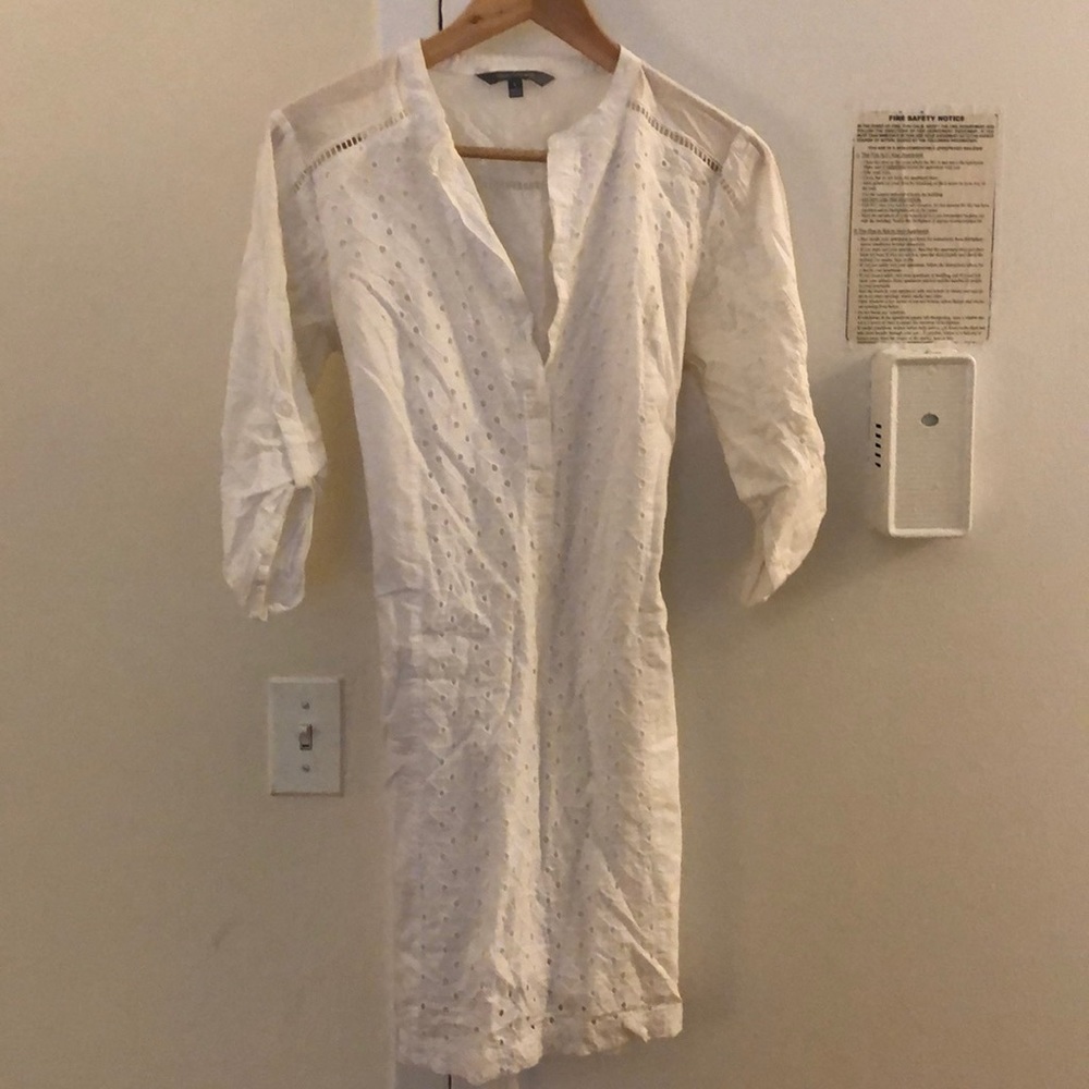 White lace dress